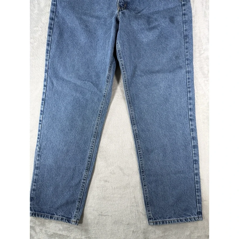 Carhartt Jeans Mens 38x32 Blue Denim Relaxed Fit Straight Leg B17 Vintage